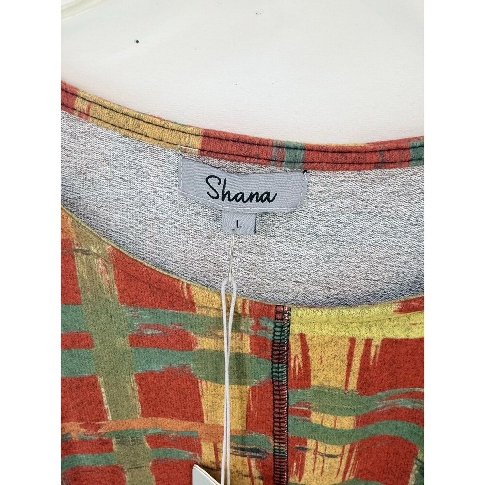 NWT Shana Womens Large Tunic Top Multicolor - Picture 7 of 13
